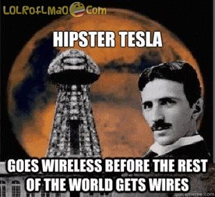 Hipster Tesla strikes again