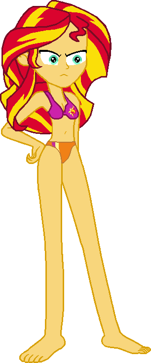 sunset shimmer bikini by toonalexsora007