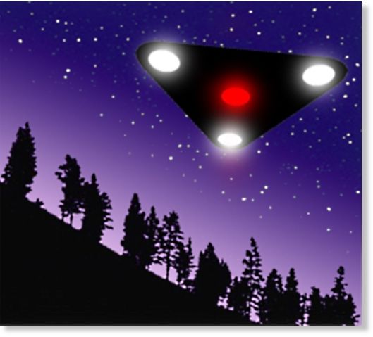 black triangle ufo