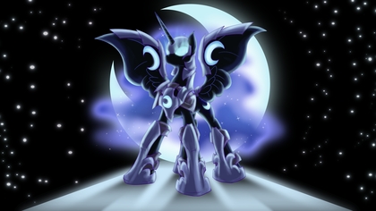 night nightmare moon my little pony frie