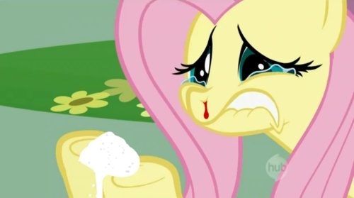 129909  safe fluttershy blood drugs nose