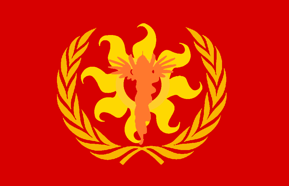 flag of the soviet solar empire by thefi