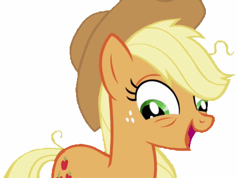 Applejack tired no background 2