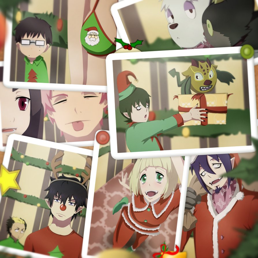 ao no exorcist christmas by narutolover6