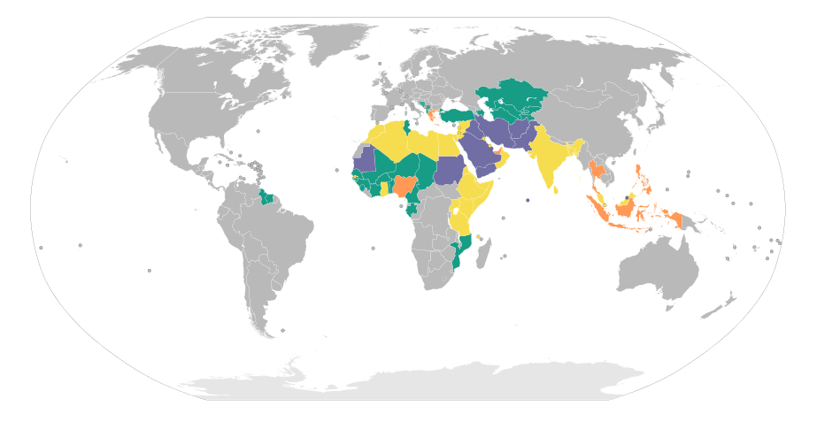940px Use of Sharia by country.svg