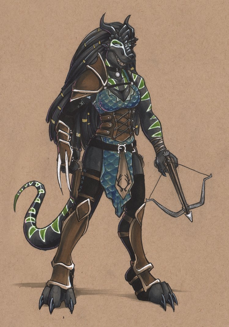 Bilder-Thread dragonborn hunter by lizzie bean-d4g9o38