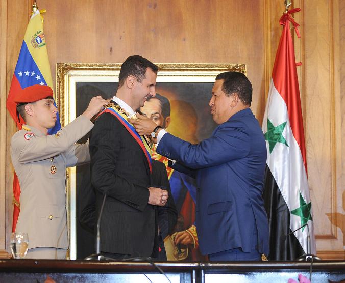 Bashar Al Assad Chavez 26 6 2010 3
