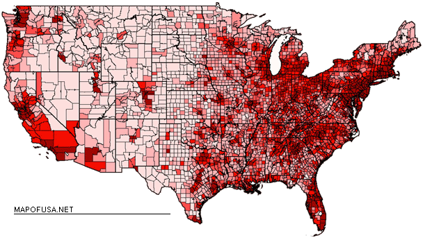 us population map