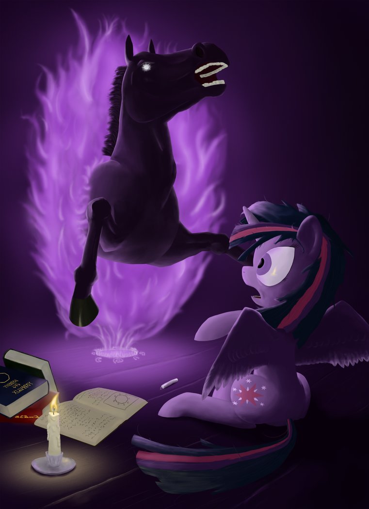 twilight summons a horse by phiktorial-d