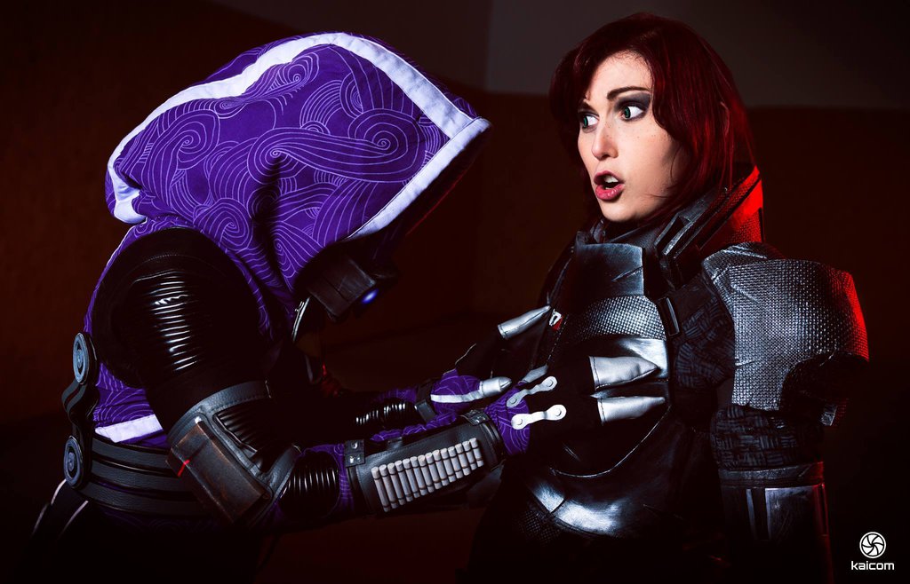 mass effect cosplay tali femshep by cy