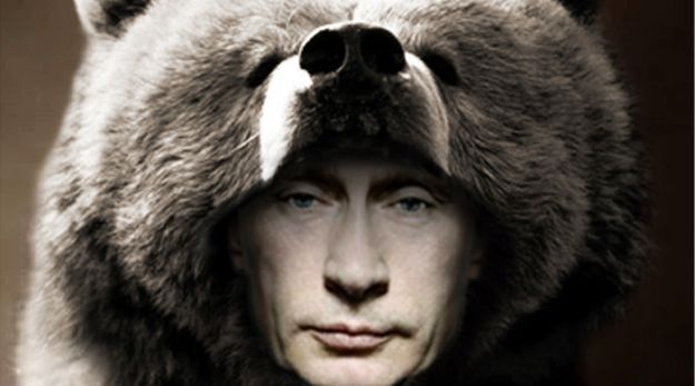 Putin im Baerenfell  610