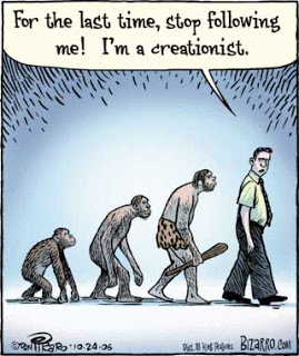 stop following me creationist