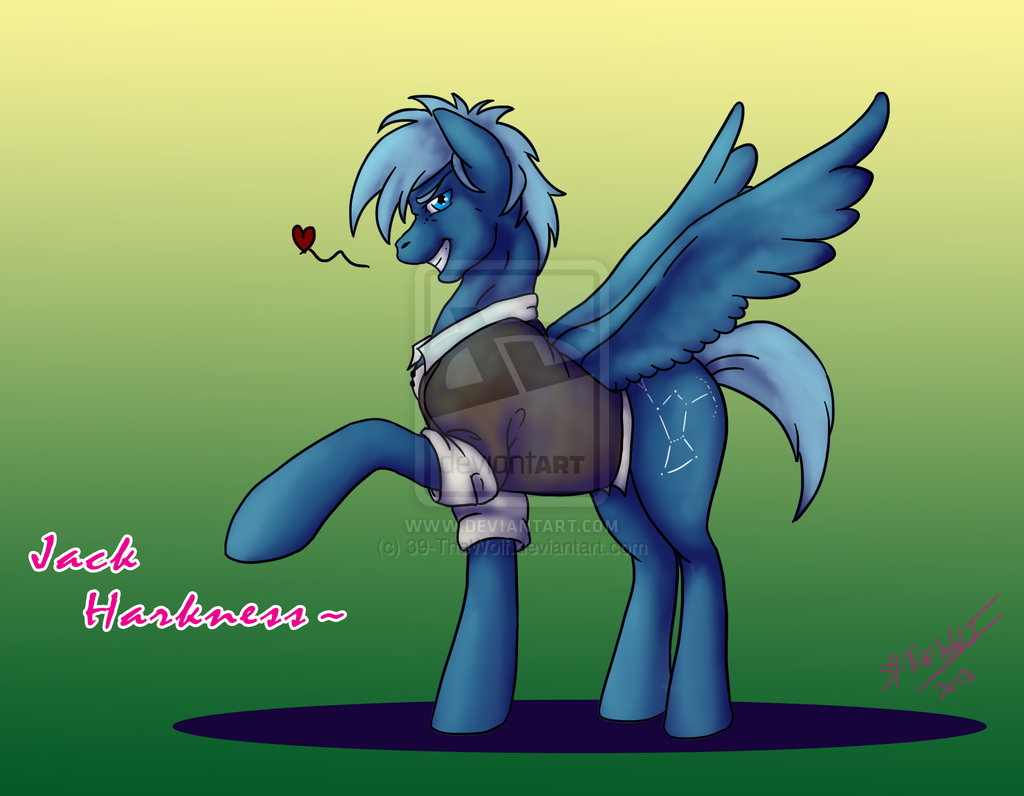 jack harkness pony by 39 thewolf-d5z9mvn