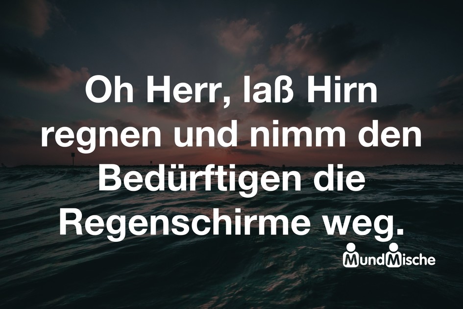 36477-Oh Herr lass Hirn regnen und nimm 