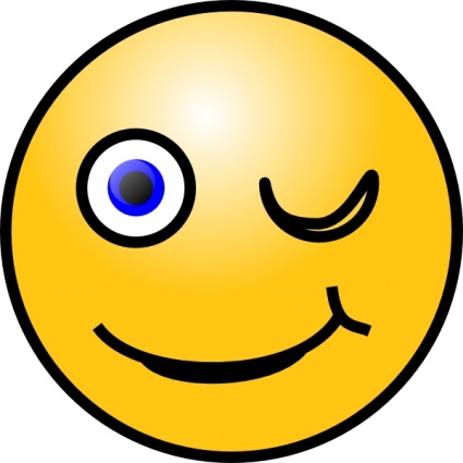 wink smiley clip art f