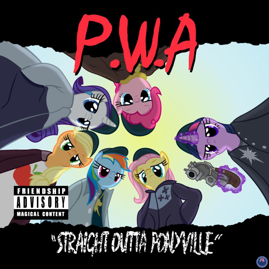 straight outta ponyville by template93-d