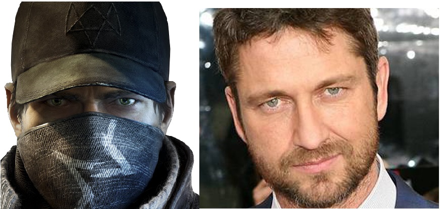gerard butler is aiden pearce  by roohdi