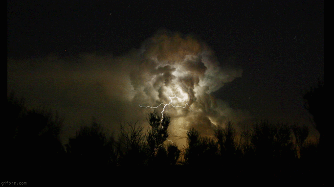 1235125508 time lapse thunder cloud