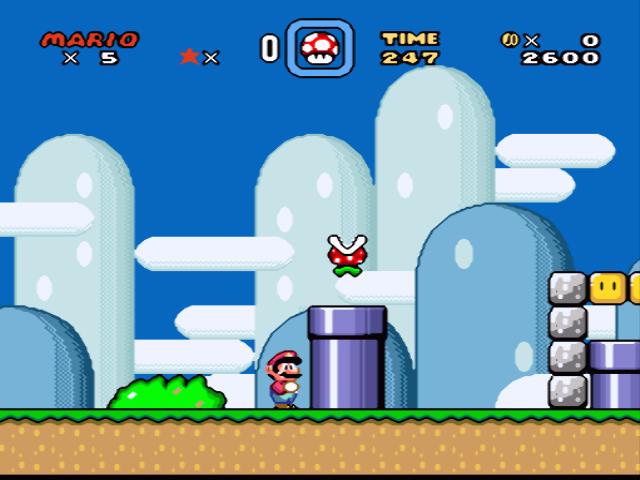 snes super mario world 1