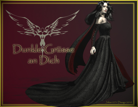 Dunkle gruesse