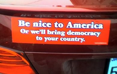 funny bumper america