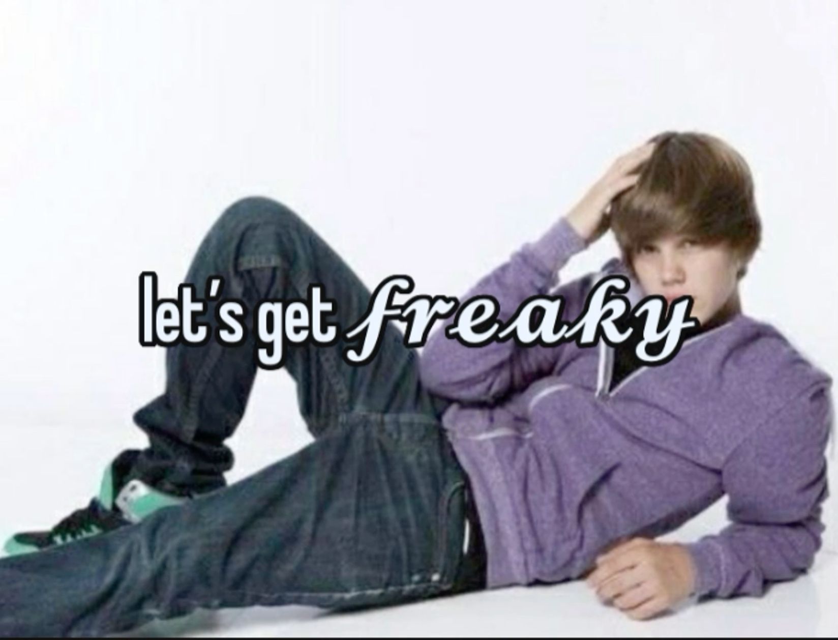 justin freaky meme - Copy