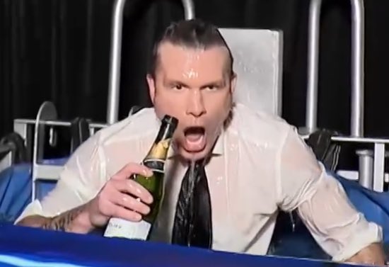 Pete Hegseth drinking