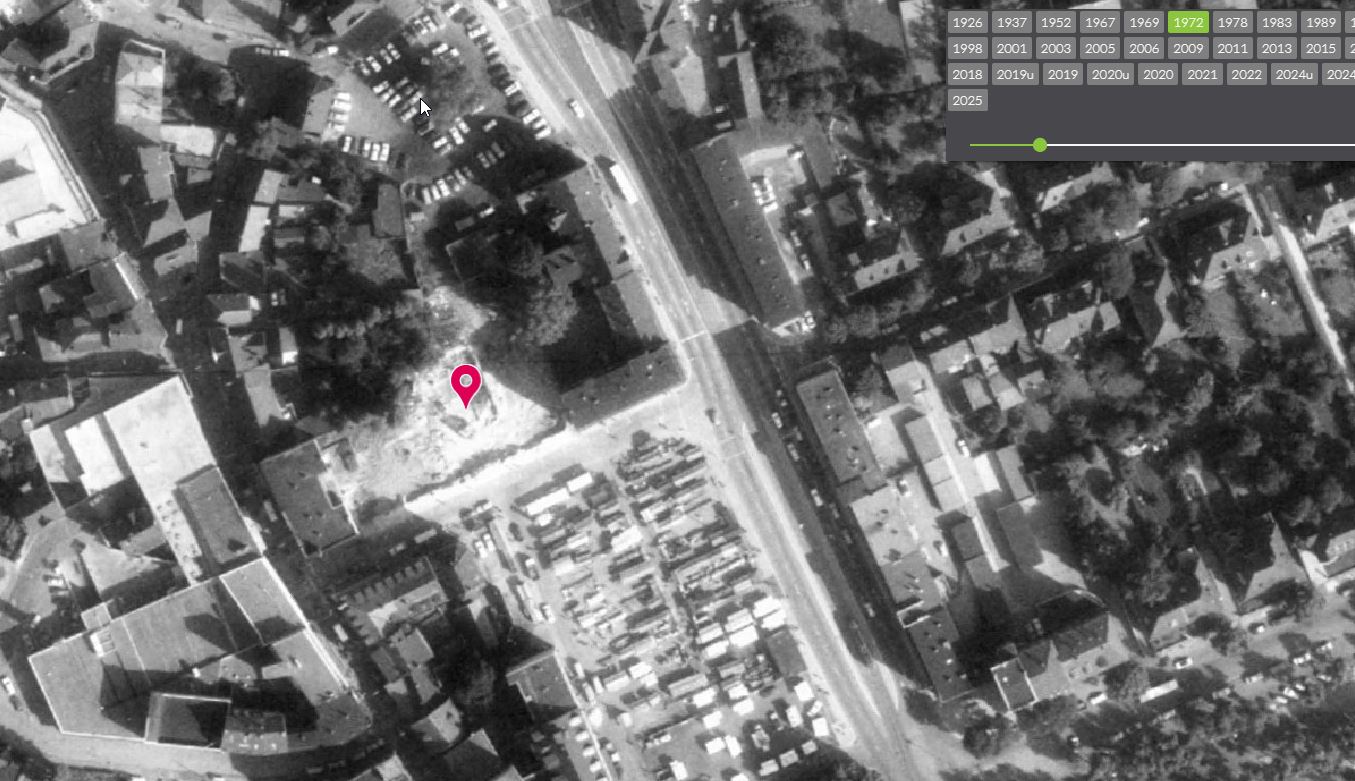 1972-Historische Luftbilder der Stadt Ge