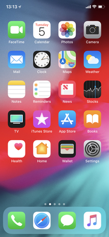 3e278fa2f7017bd3 IOS 12 Homescreen iPhone X