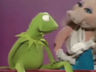 83f33d0c949e5536 Piggy karate chops Kermit