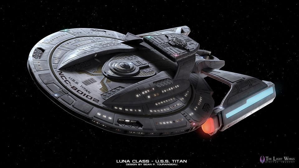 c9a5496a7459 Star Trek Luna class USS Titan Tobias Ri