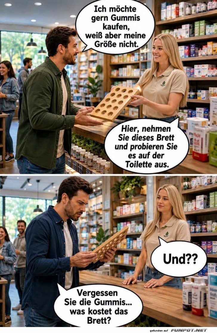 Missverstaendnis im Supermarkt