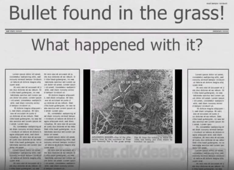 Bullett found in Grass