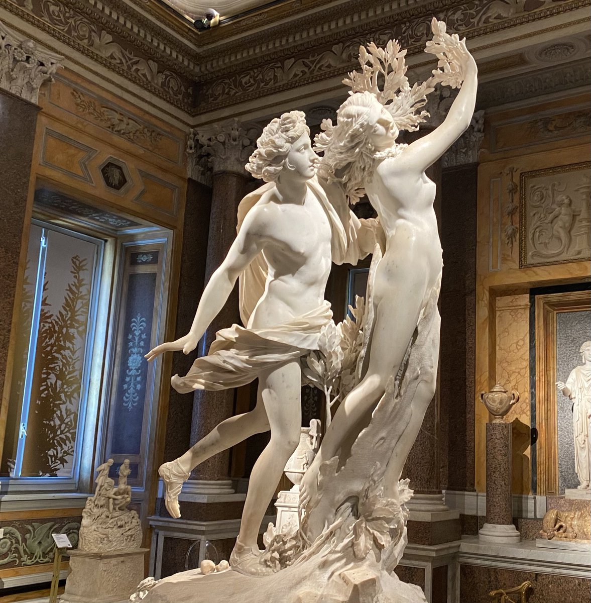 Galleria Borghese Apollo e Daphne Bernin