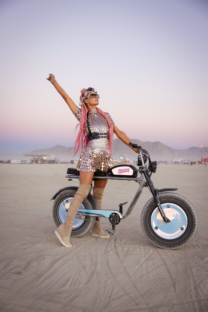 Paris Hilton Burning Man - Copy