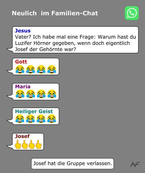 Joseph hat die Gruppe verlassen