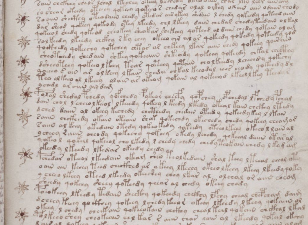 Voynich Schlampigkeit