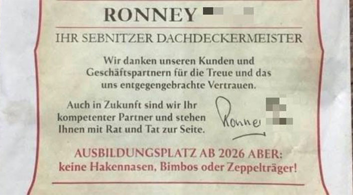 Dachdecker-Ronney-Weis-Azubi-Anzeige-Que