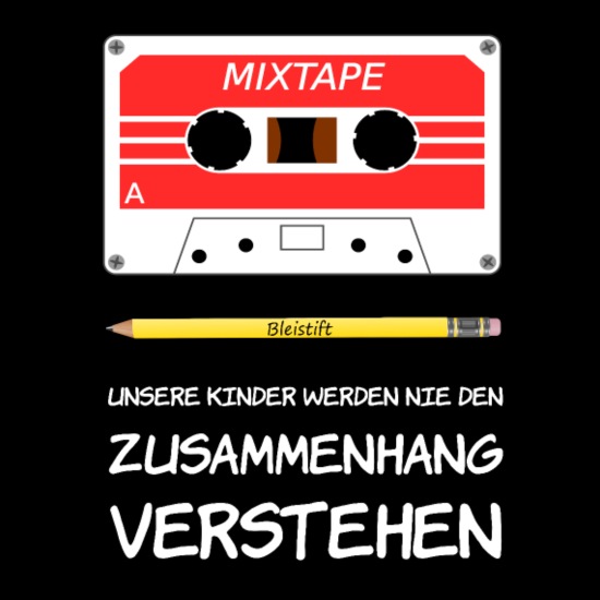 mixtape-und-bleistift-maenner-t-shirt