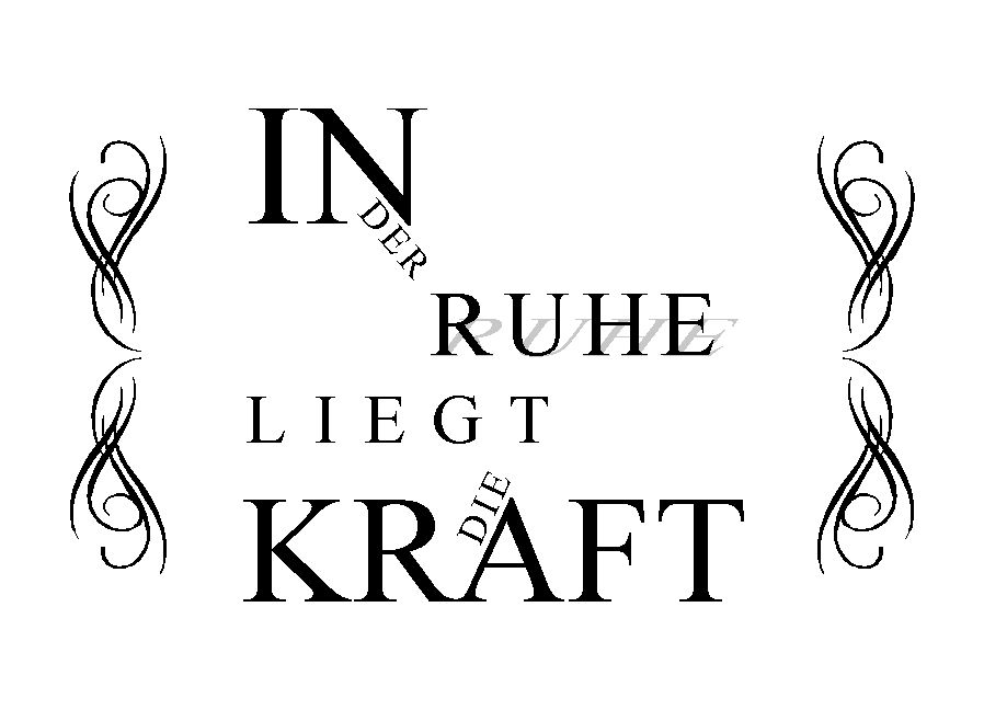 in der ruhe