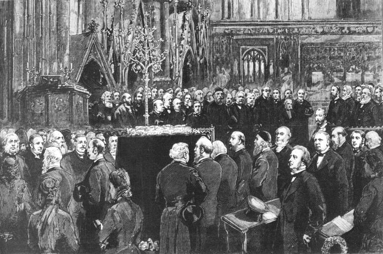 Darwins Funeral - The Graphic 1882