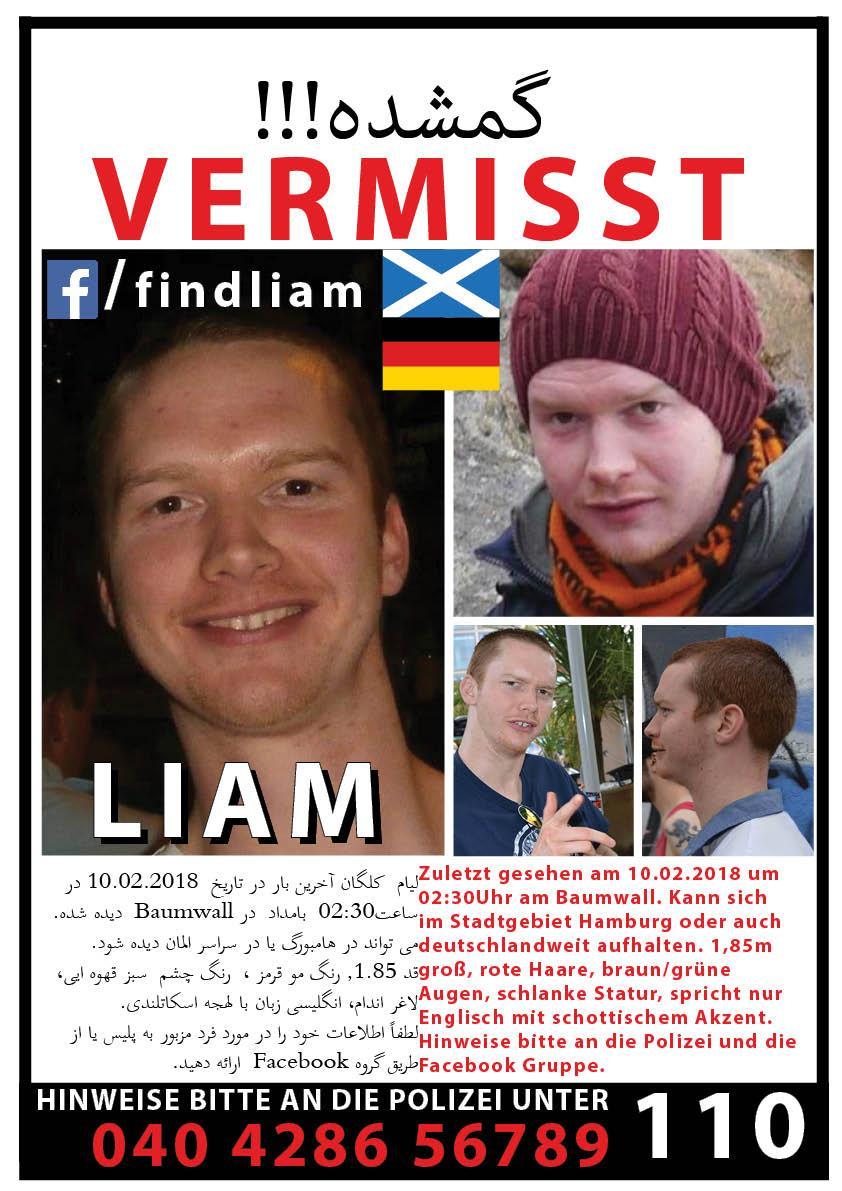 Persisch Liam Colgan Vermisst