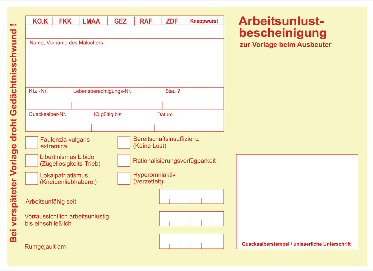 arbeitsunfaehigkeitsbescheinigung neu