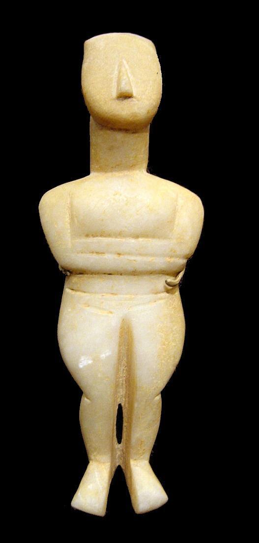 Cycladic female figurine 2