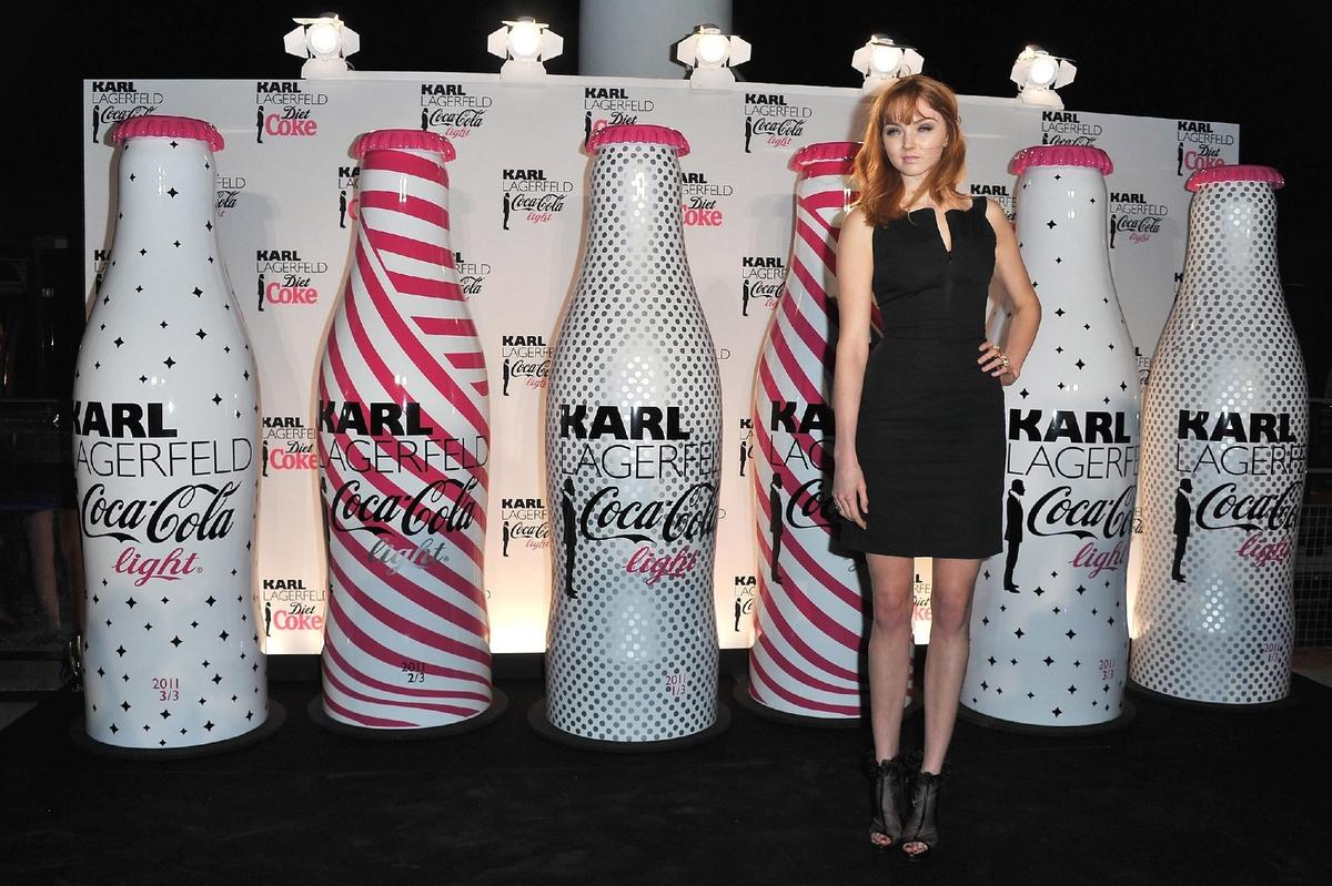 Coca Cola light Lily Cole - Copy