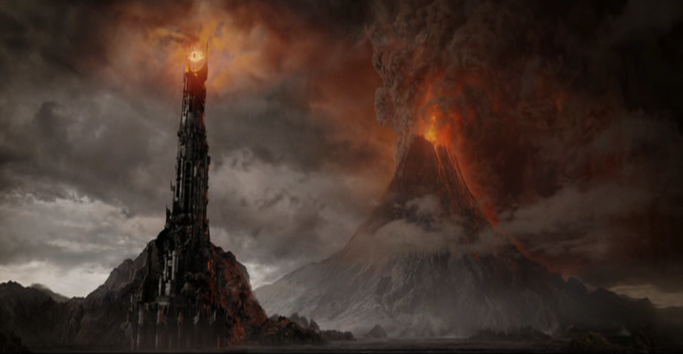 Barad-dr and Mount Doom