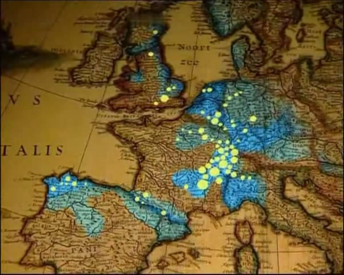 Roggenanbaugebiete im Europa des Mittela