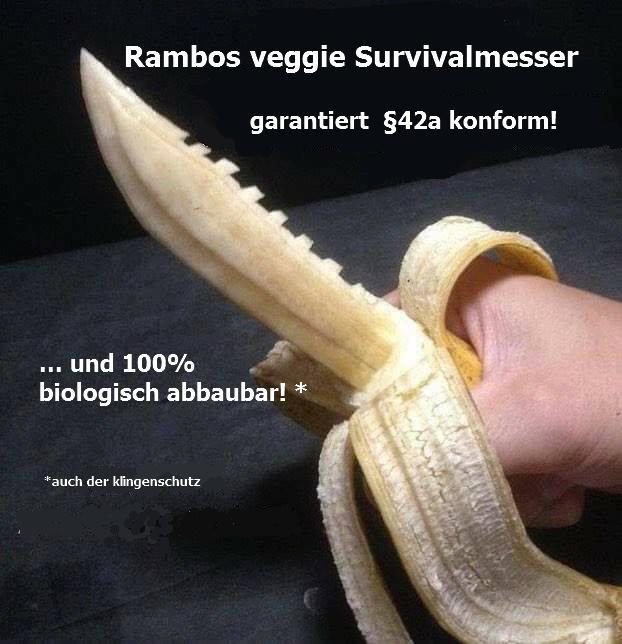 Rambo bananenmesser