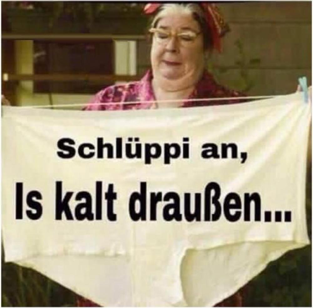 Kalt draussen schlueppi