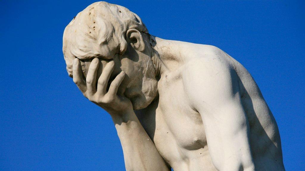 Facepalm-Statue